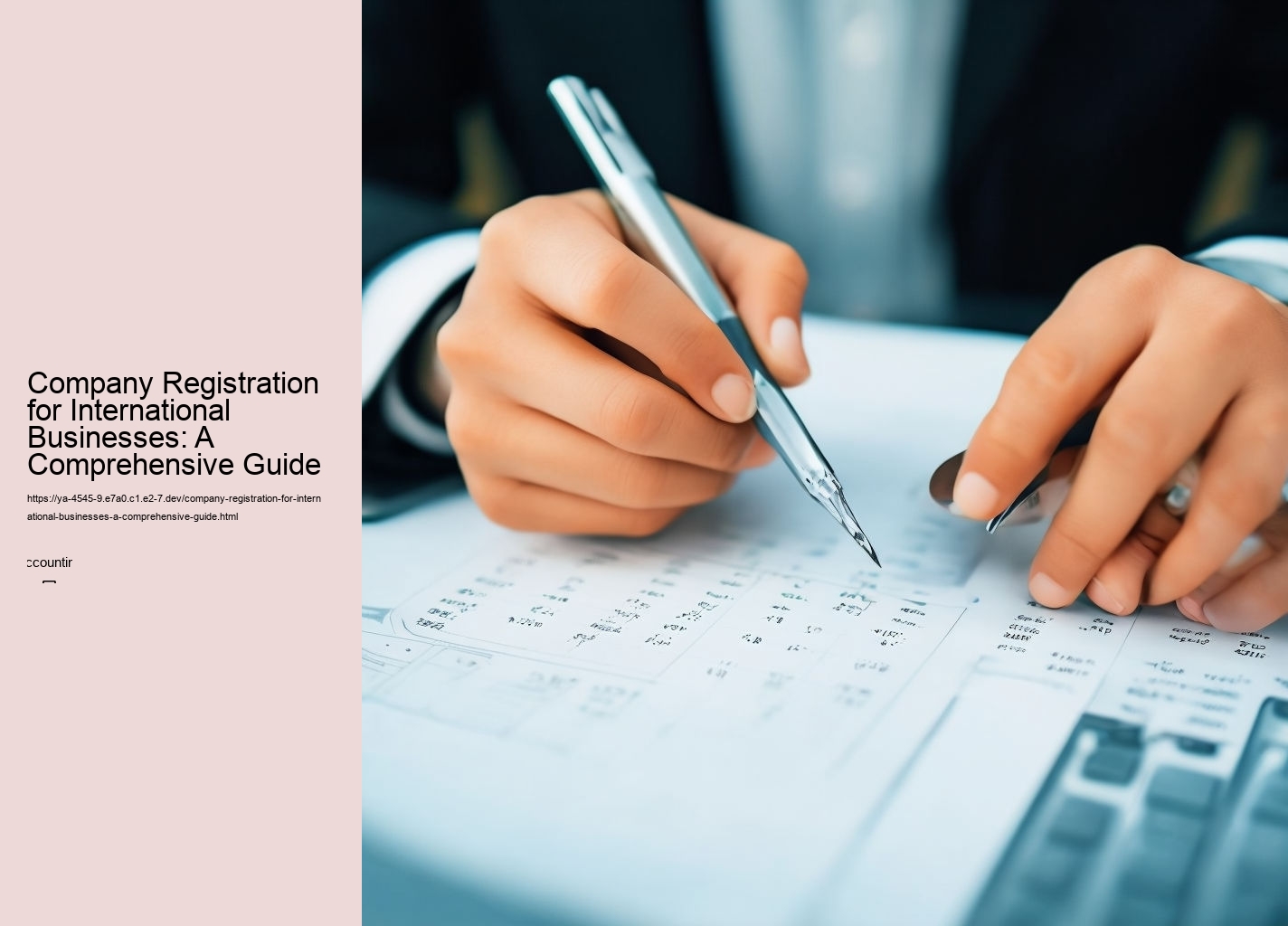 Company Registration for International Businesses: A Comprehensive Guide